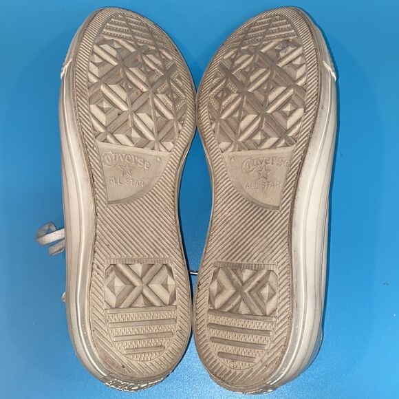 Chuck Taylor Converse Blocked Nubuck Egret/Driftwood Gray Low Top Sneaker Sz8/10 - Picture 10 of 10